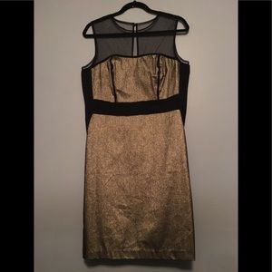 Black & Sparkly Gold Cocktail Dress **NEW**